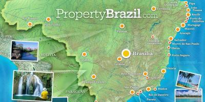 خريطة سياحية من البرازيل