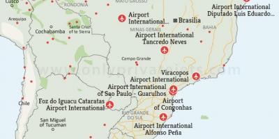 المطارات في البرازيل خريطة